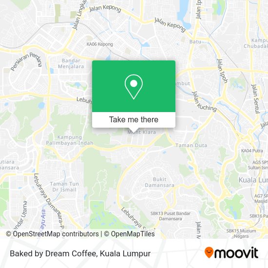 Baked by Dream Coffee map