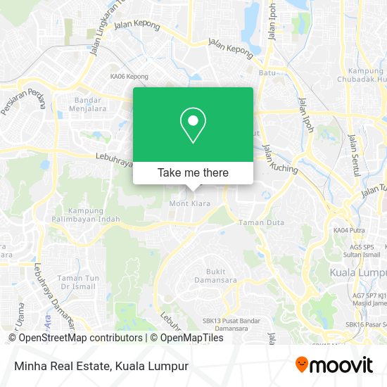 Minha Real Estate map