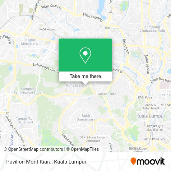 Pavilion Mont Kiara map