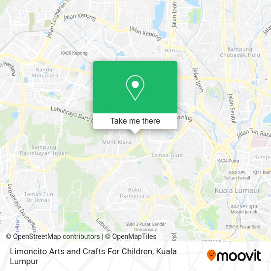 Limoncito Arts and Crafts For Children map