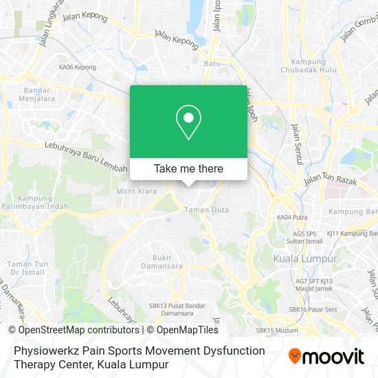 Physiowerkz Pain Sports Movement Dysfunction Therapy Center map