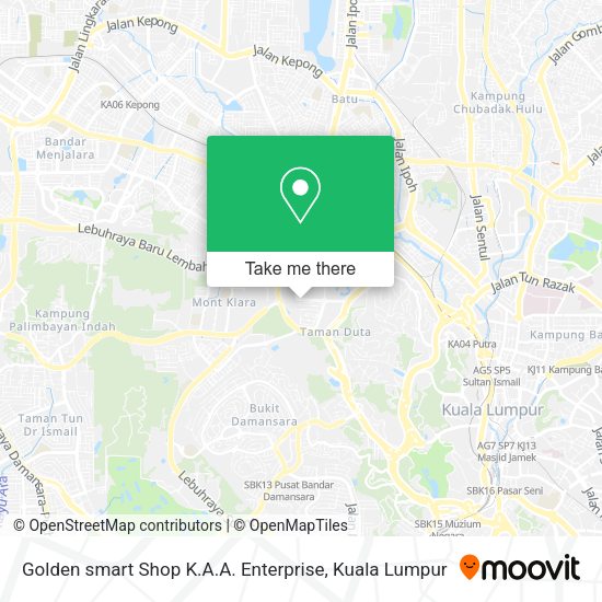 Golden smart Shop K.A.A. Enterprise map