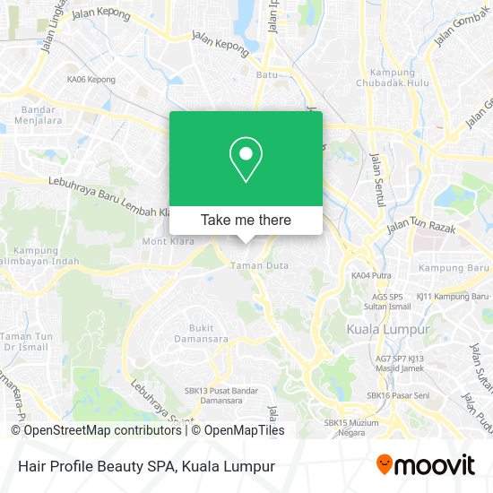 Hair Profile Beauty SPA map