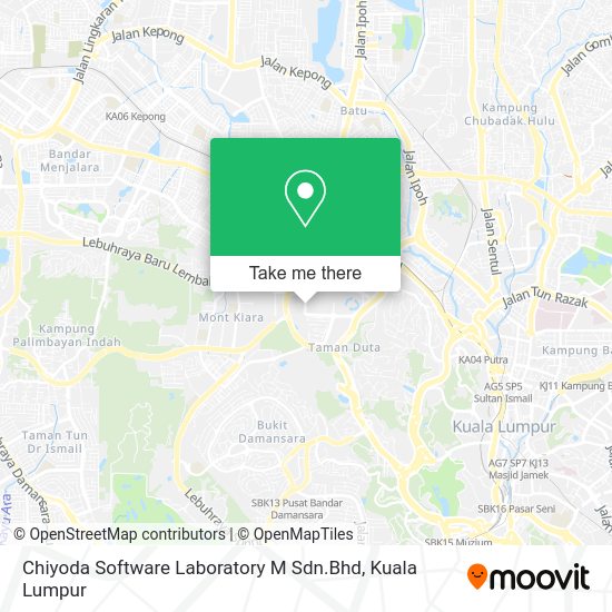 Peta Chiyoda Software Laboratory M Sdn.Bhd