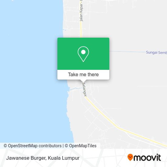 Jawanese Burger map