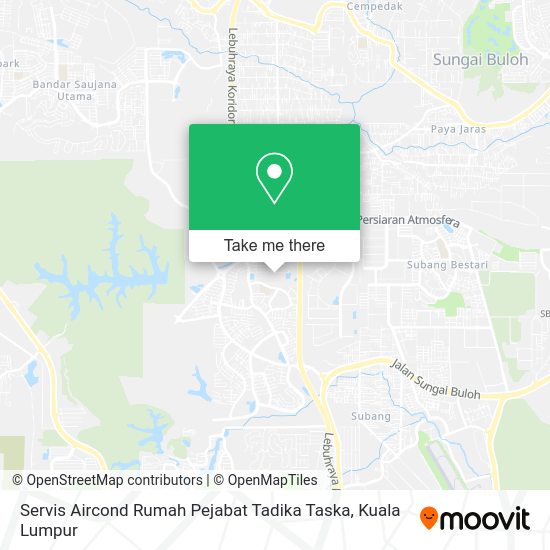 Servis Aircond Rumah Pejabat Tadika Taska map