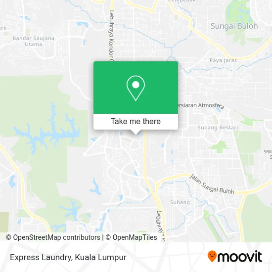 Express Laundry map