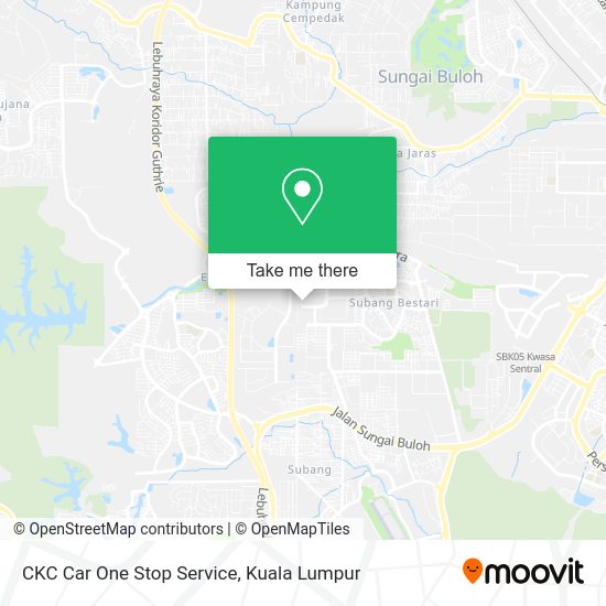 CKC Car One Stop Service map