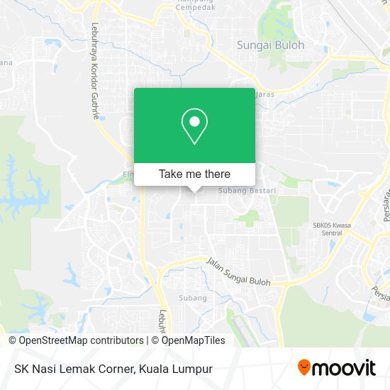 SK Nasi Lemak Corner map