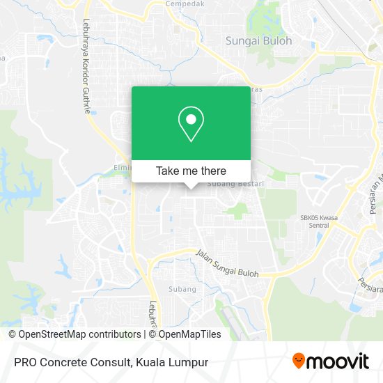 PRO Concrete Consult map
