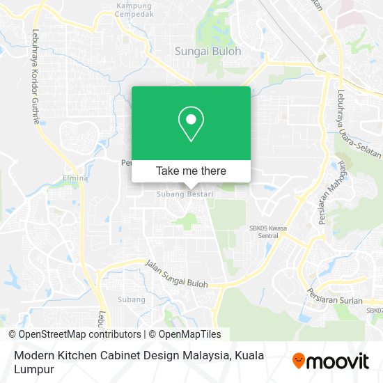 Peta Modern Kitchen Cabinet Design Malaysia