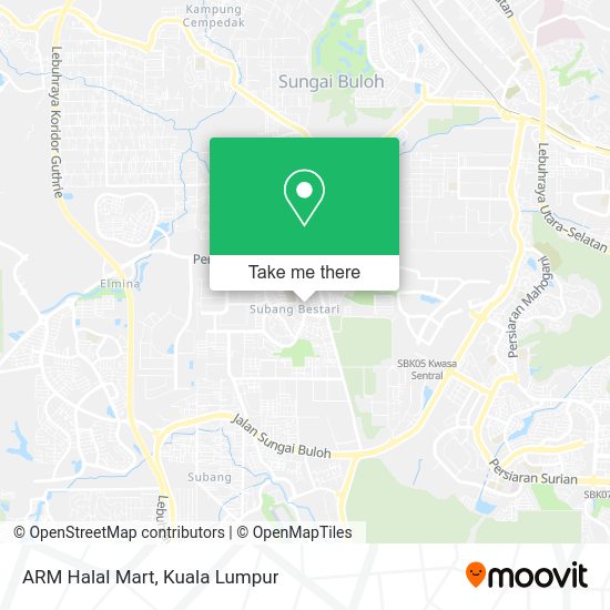 Peta ARM Halal Mart