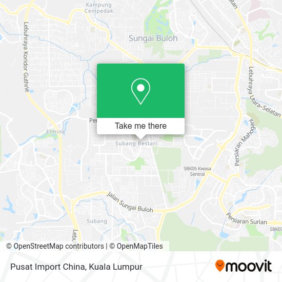 Pusat Import China map