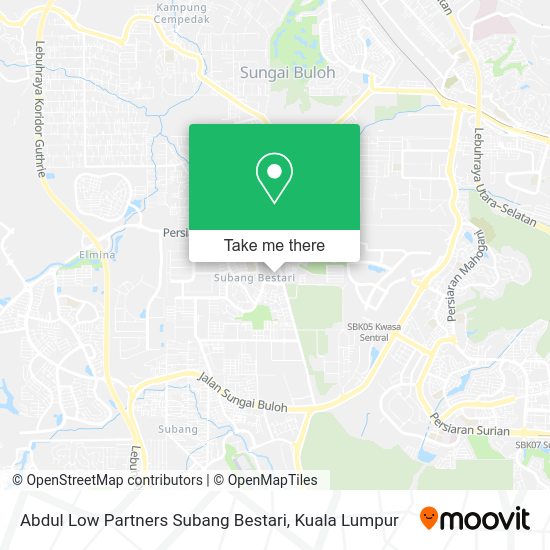 Peta Abdul Low Partners Subang Bestari