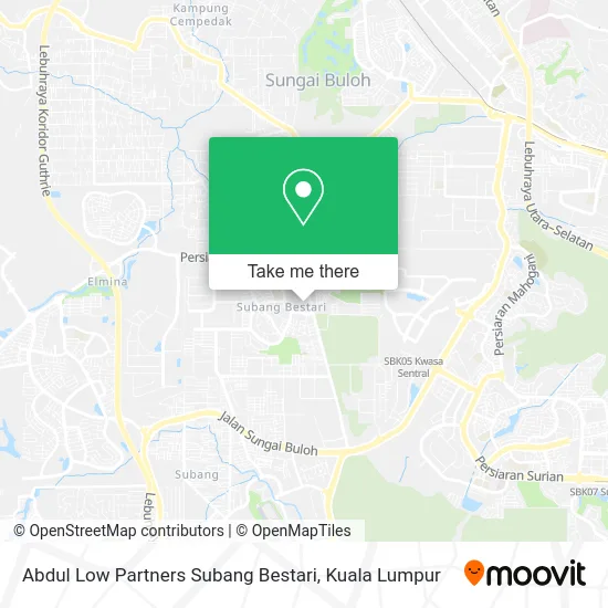 Peta Abdul Low Partners Subang Bestari