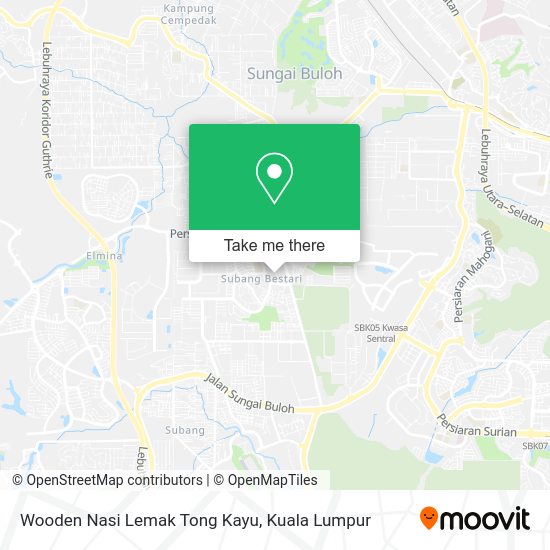 Wooden Nasi Lemak Tong Kayu map