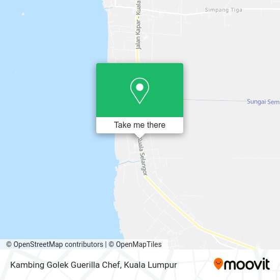 Peta Kambing Golek Guerilla Chef