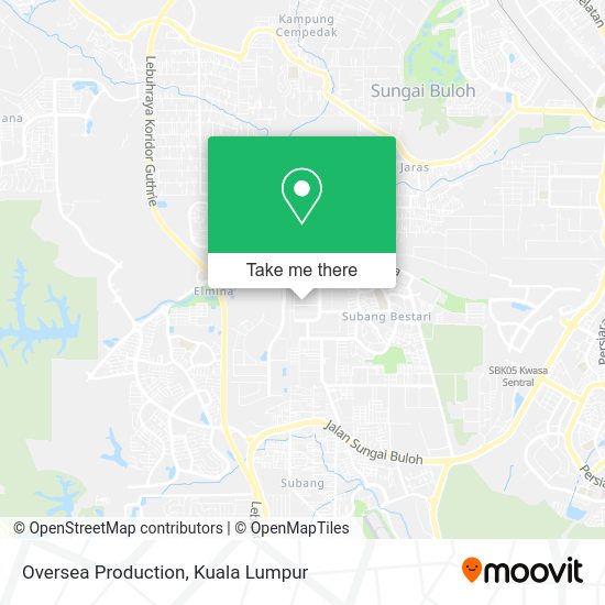 Oversea Production map