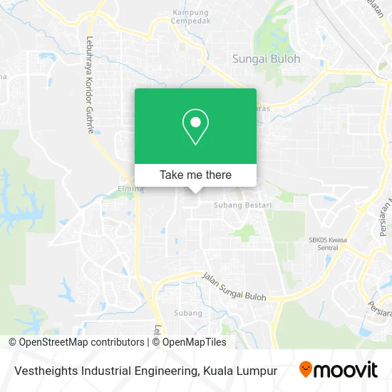 Vestheights Industrial Engineering map