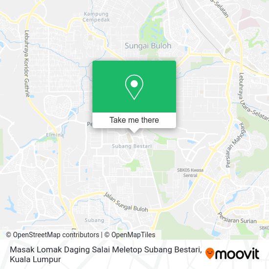 Masak Lomak Daging Salai Meletop Subang Bestari map