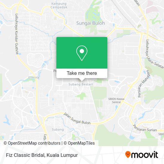 Fiz Classic Bridal map