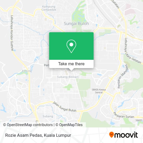Peta Rozie Asam Pedas