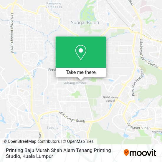 Peta Printing Baju Murah Shah Alam Tenang Printing Studio