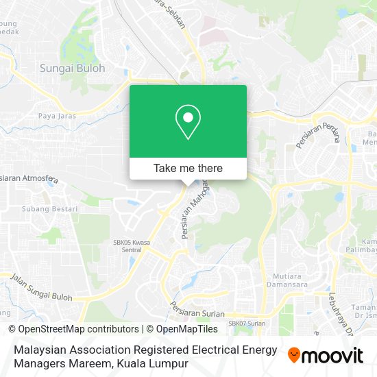 Peta Malaysian Association Registered Electrical Energy Managers Mareem