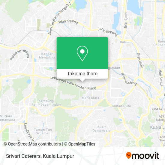 Srivari Caterers map