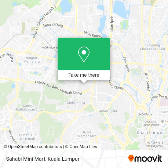 Peta Sahabi Mini Mart