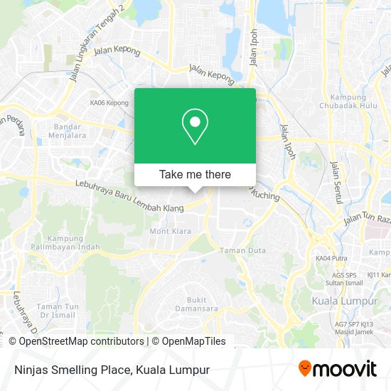 Ninjas Smelling Place map