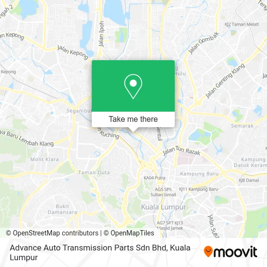 Peta Advance Auto Transmission Parts Sdn Bhd