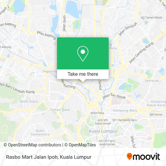 Peta Rasbo Mart Jalan Ipoh