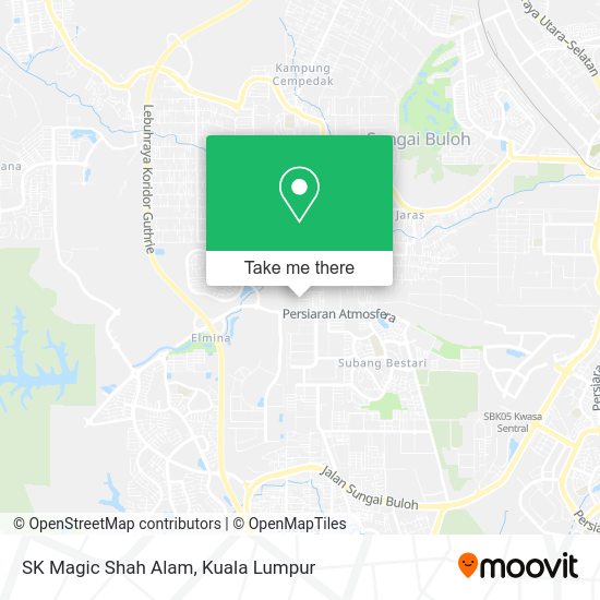 Peta SK Magic Shah Alam
