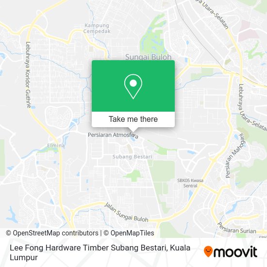 Lee Fong Hardware Timber Subang Bestari map