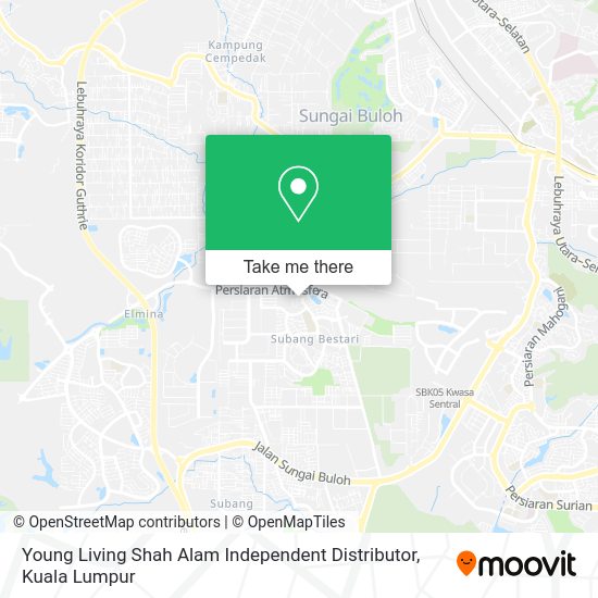 Young Living Shah Alam Independent Distributor map