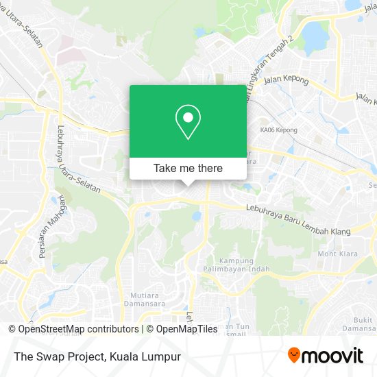 The Swap Project map
