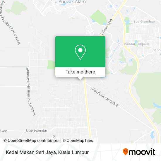 Kedai Makan Seri Jaya map
