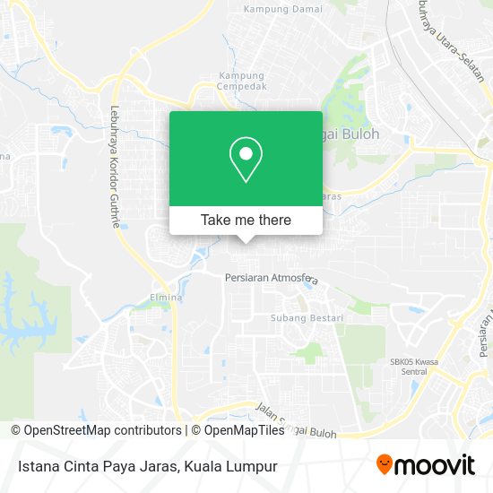 Peta Istana Cinta Paya Jaras