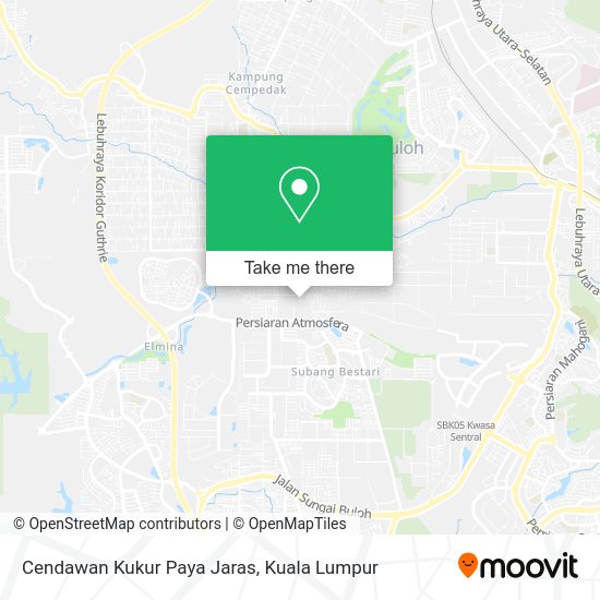 Peta Cendawan Kukur Paya Jaras