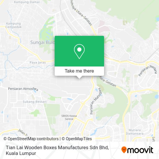 Peta Tian Lai Wooden Boxes Manufactures Sdn Bhd