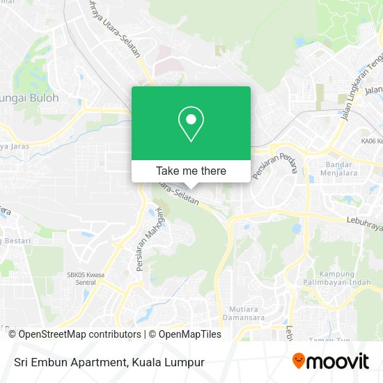 Sri Embun Apartment map