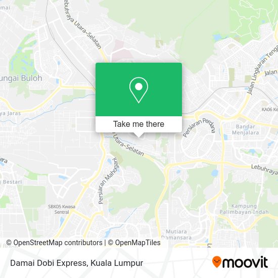 Damai Dobi Express map