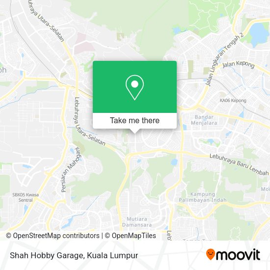Shah Hobby Garage map