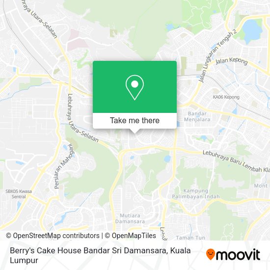 Berry's Cake House Bandar Sri Damansara map