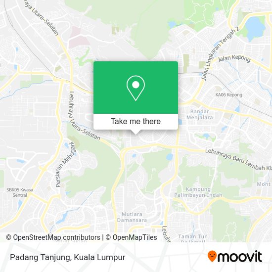 Peta Padang Tanjung