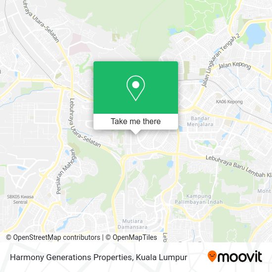 Harmony Generations Properties map
