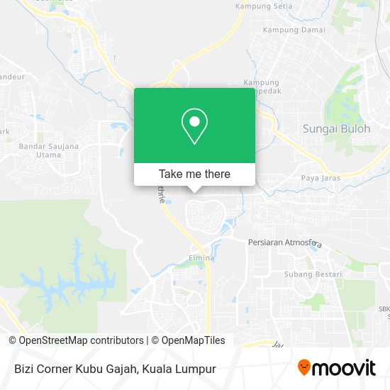 Peta Bizi Corner Kubu Gajah
