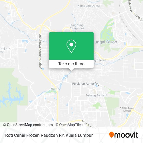Roti Canai Frozen Raudzah RY map