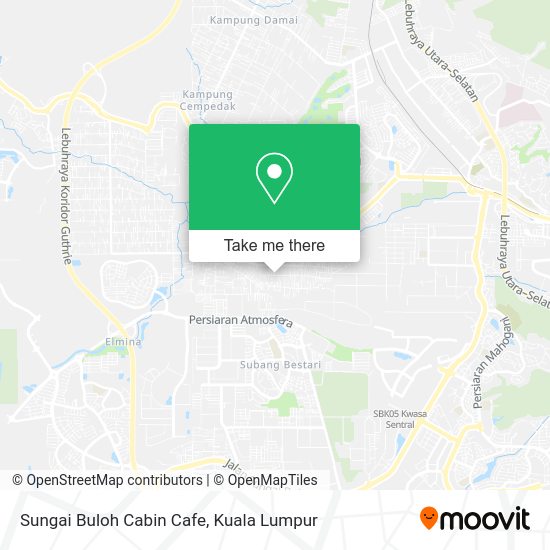 Sungai Buloh Cabin Cafe map